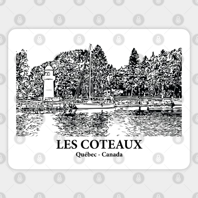 Les Coteaux - Québec Magnet by Lakeric
